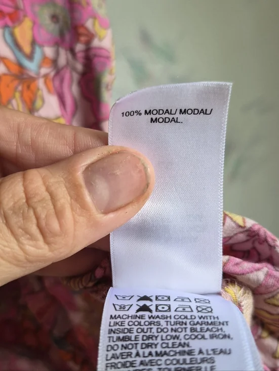 Lucky Brand Pink Floral Print Button Down Shirt Short Sleeve Large - Picture 5 of 9